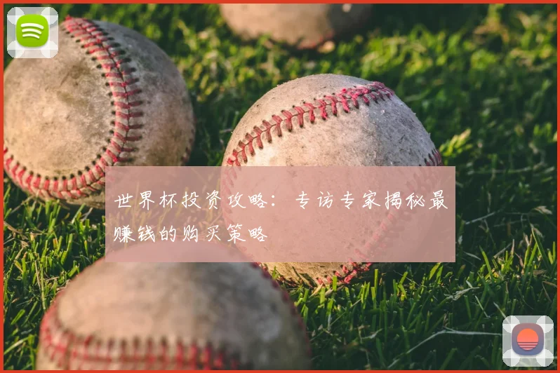 世界杯投资攻略:专访专家揭秘最赚钱的购买策略
