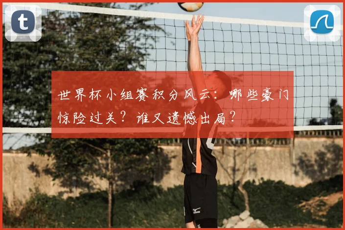 世界杯小组赛积分风云:哪些豪门惊险过关?谁又遗憾出局?