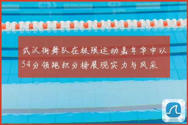 武汉街舞队在极限运动嘉年华中以54分领跑积分榜展现实力与风采